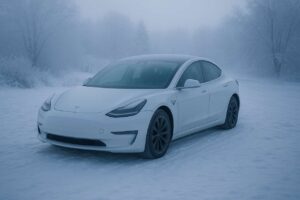 Tesla Model 3 : quelle capacité de batterie lui reste-t-il après être restée allumée 12 heures par -28°C ?